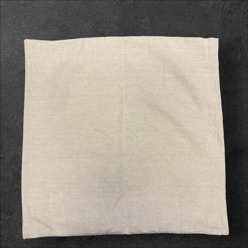 Pottery Barn Callen‎ Printed  Pillow Sham Patchwork Linen Cotton 22x22